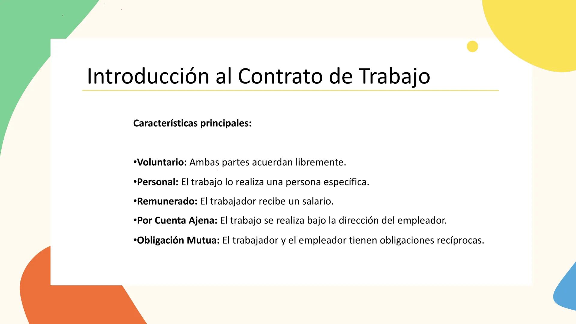 # Contrato de trabajo.
Todo lo que necesitas saber sobre contratos laborales. # Introducción al Contrato de Trabajo
¿Qué es un contrato de