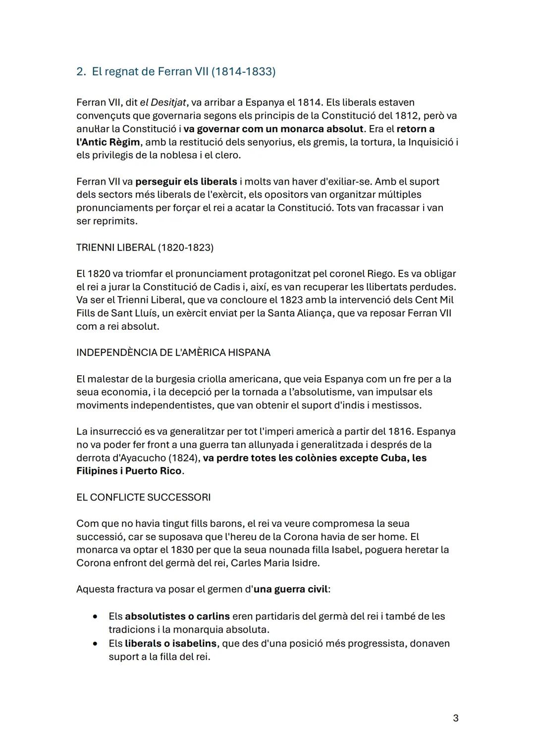 Tema 3. El segle XIX a Espanya
1. Guerra contra França (1808-1814)
Per por al contagi de les idees de la Revolució Francesa, el rei d'Espa