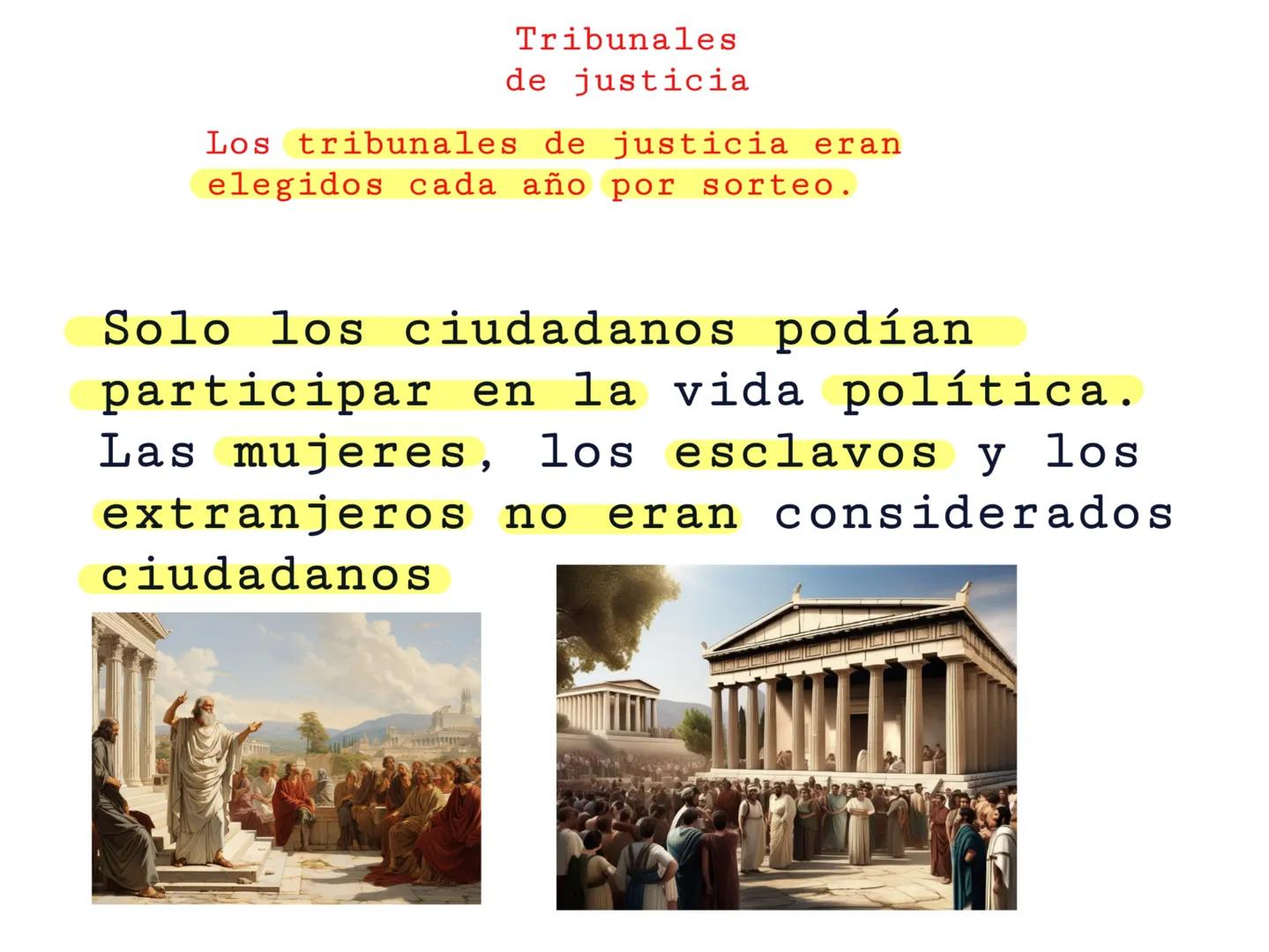 # Atenas
A partir del siglo VI a. C. algunas
polis implantaron la democracia como
nuevo sistema de gobierno, democracia
significa «gobierno