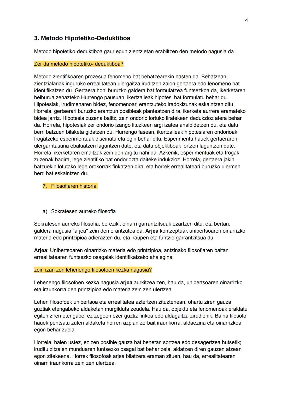 # 1. Zer da filosofia?
Filosofiaren sorrera antzinako Grezian kokatzen da, K.a. IV. mendean. Filosofia
pentsamendu kritiko eta sakona erabi