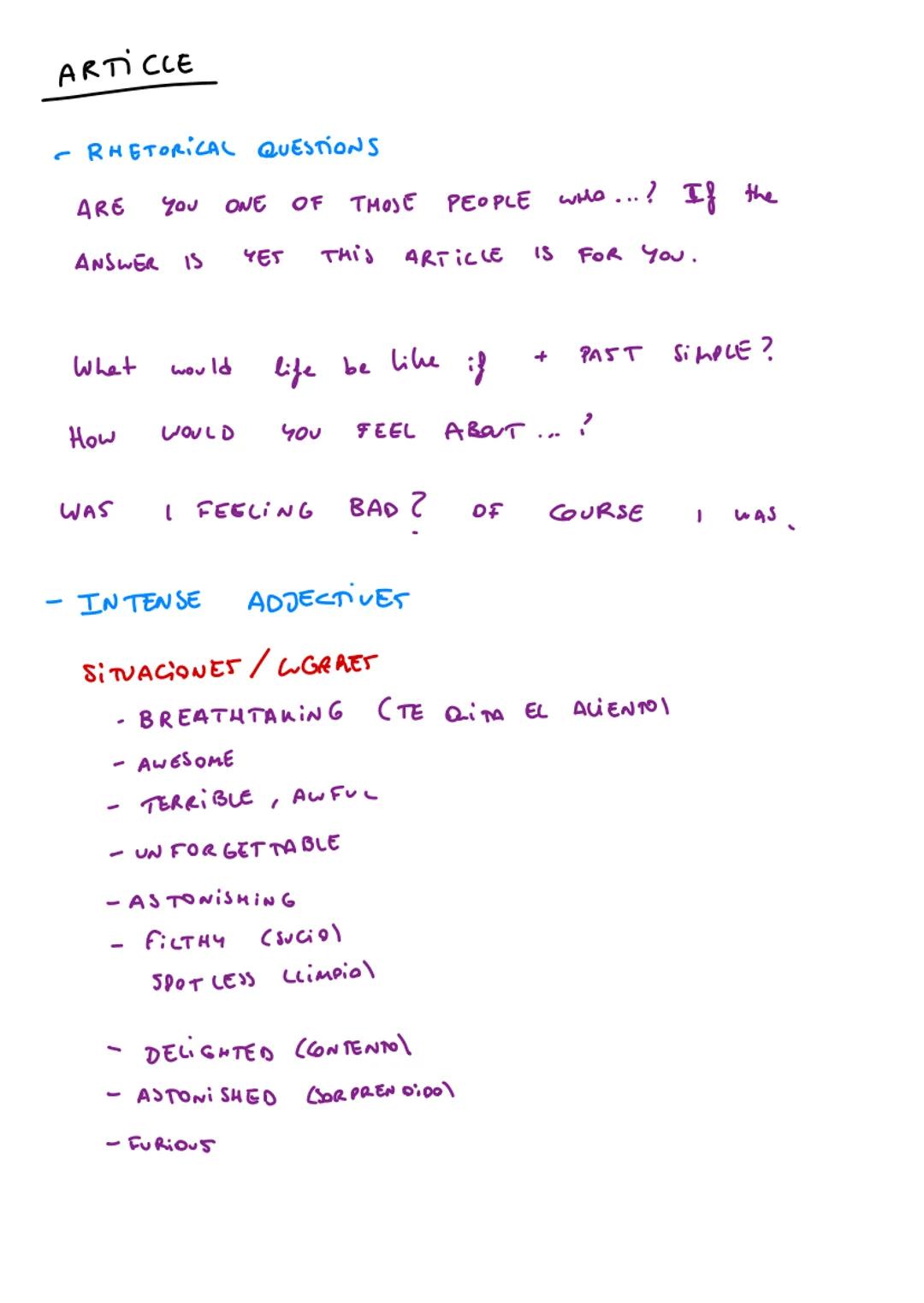 WRITING
ESSAY
- FORMAL
- NO CONTRACCIONES
ESTRUTURA
INTRODUCCIÓN
1° IDEA
2 IDEA
3° 102A
CONCLUSIÓN Y OPINION PERSONAL
IMPORTANTE
RAZ