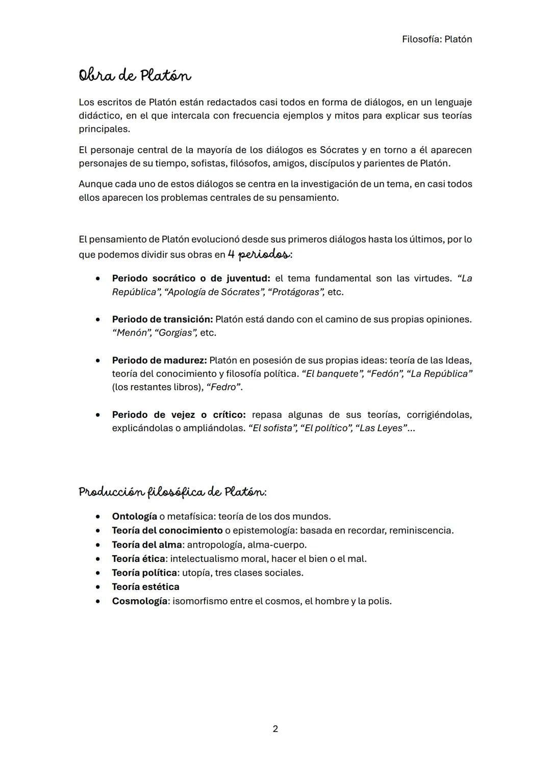 # PLATÓN --- OCR Start ---
Filosofía: Platón
Platón
Contexto histórico y filosófico
Las guerras médicas, iniciadas en 499 a.C., unieron a lo