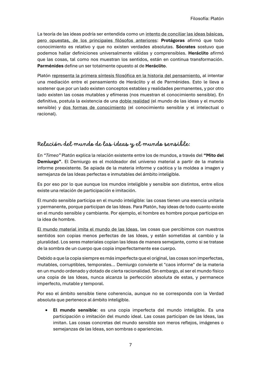 # PLATÓN --- OCR Start ---
Filosofía: Platón
Platón
Contexto histórico y filosófico
Las guerras médicas, iniciadas en 499 a.C., unieron a lo