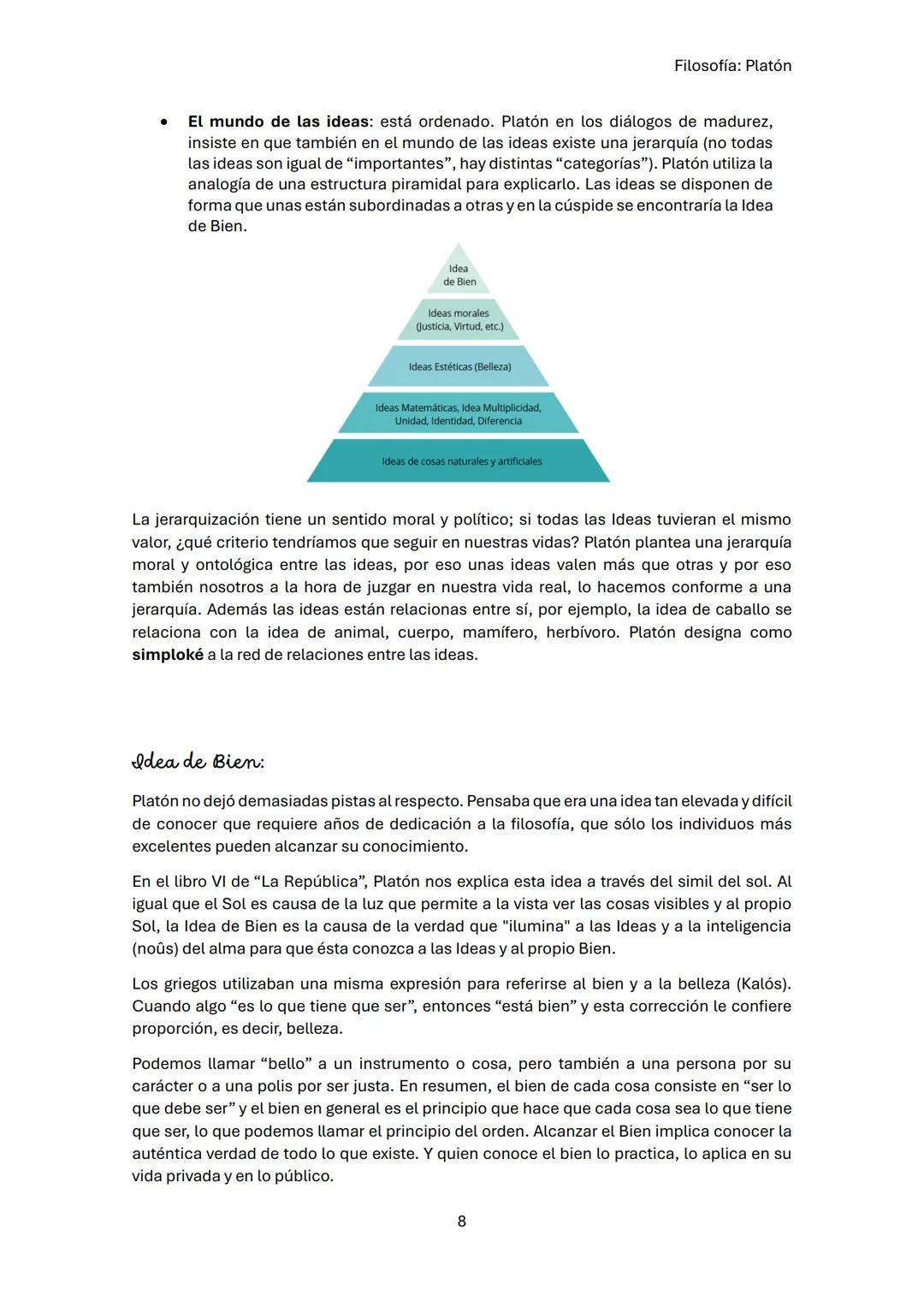 # PLATÓN --- OCR Start ---
Filosofía: Platón
Platón
Contexto histórico y filosófico
Las guerras médicas, iniciadas en 499 a.C., unieron a lo