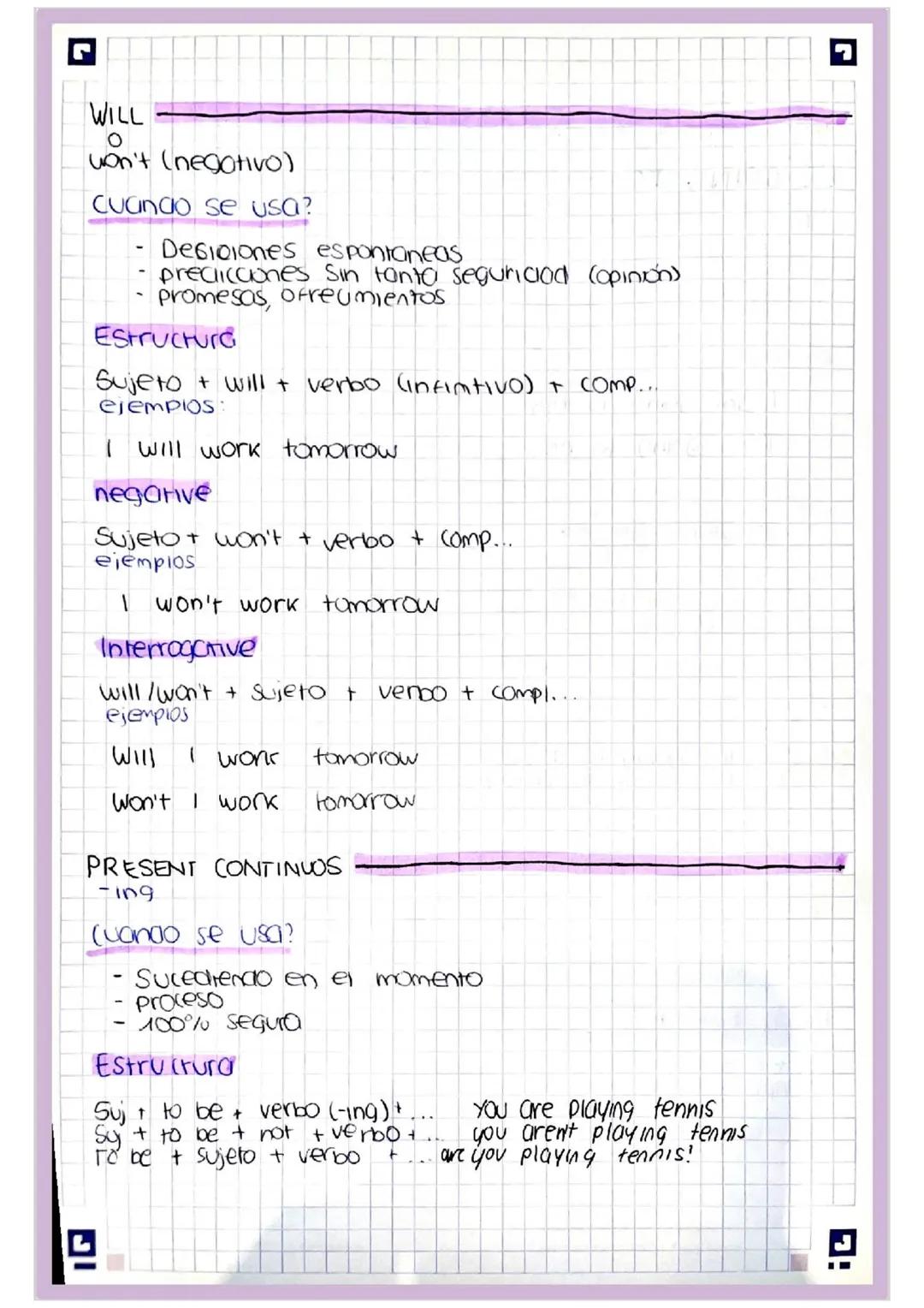 BE GOING TO
"ir a hacer algo"
- se usa para acciones de futuro
planeados, donde estas conven(100
que pasara.
ejemplos
I am going to buy