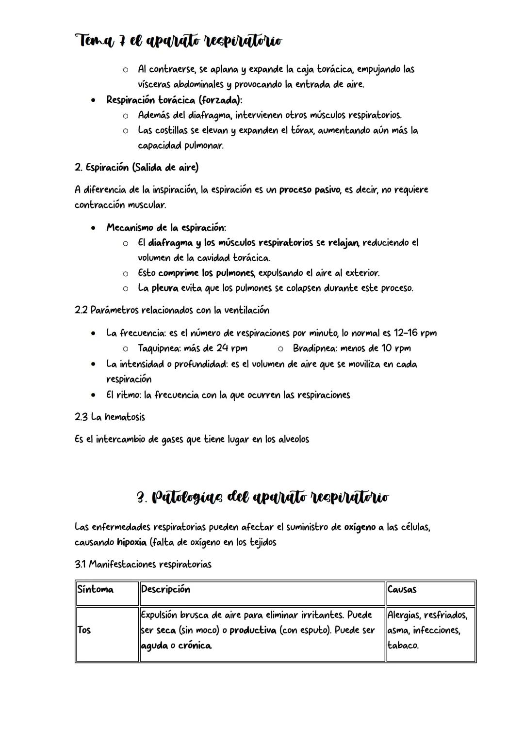 # Tema 7 el aparato respiratorio
## 1. Anatomia del aparato respiratorio
Tiene dos zonas diferenciadas:
- Las vías aéreas, por donde circ