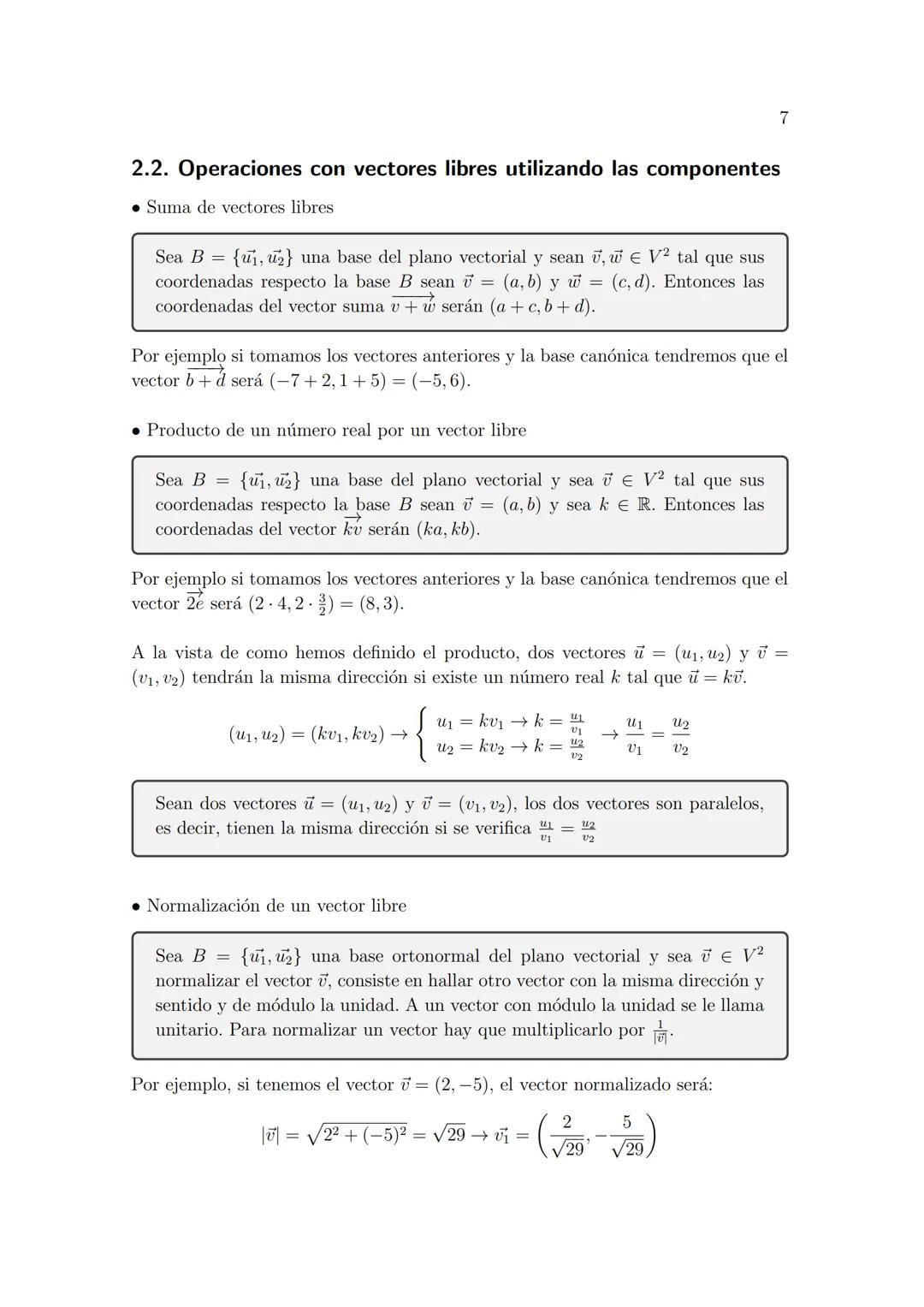 --- OCR Start ---
Geometría analítica
TEMA 6
Existen algunas magnitudes físicas como pueden ser la fuerza, el desplazamiento,
la velocidad..