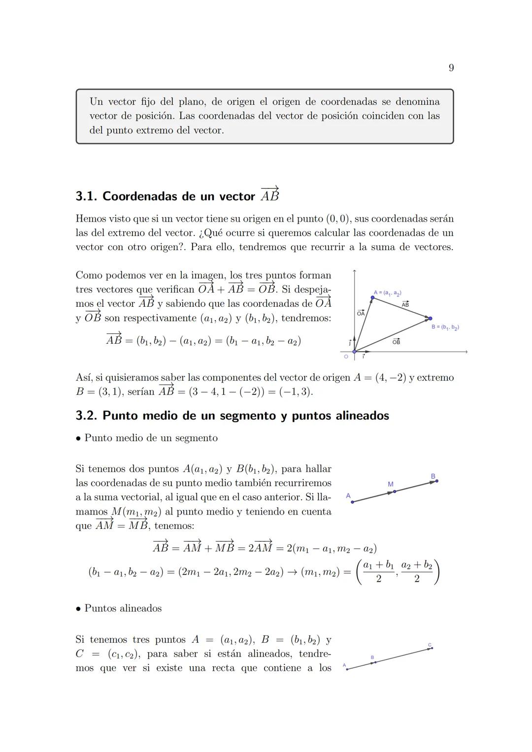 --- OCR Start ---
Geometría analítica
TEMA 6
Existen algunas magnitudes físicas como pueden ser la fuerza, el desplazamiento,
la velocidad..