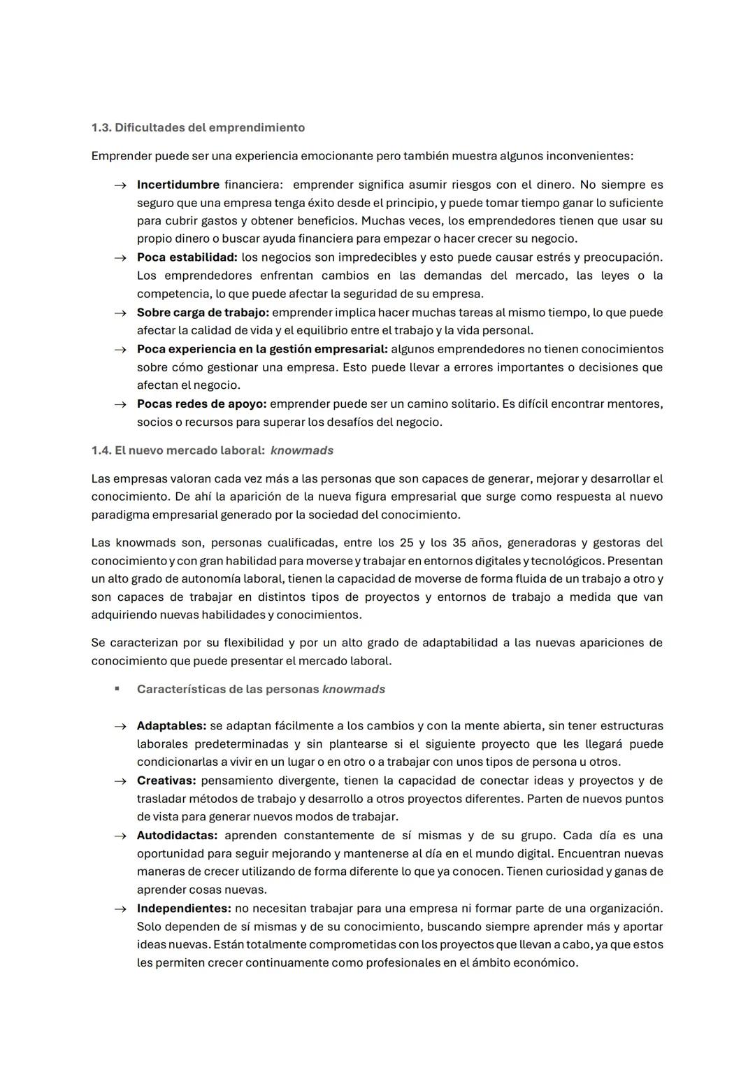 # TEMA 2. EL EMPRENDIMIENTO
1. La empresa emprendedora
Una persona emprendedora es aquella, que, a partir de una idea innovadora, ve una op