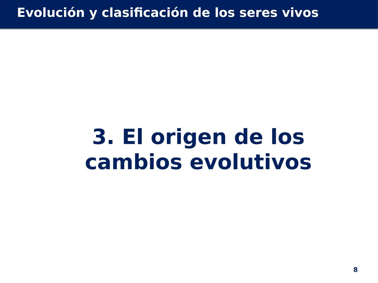 # Evolución y
clasificación de
los seres vivos
Biología, Geología y
Ciencias
Ambientales
1º Bachillerato MINA # Evolución y clasificación d