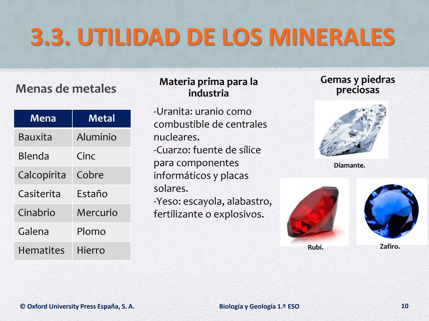 # LA GEOSFERA
Tema 3 # LA GEOSFERA
1. ¿Cómo se originó la Tierra?
2. Las capas del interior terrestre
3. ¿Qué son los minerales?
4. ¿Qué s
