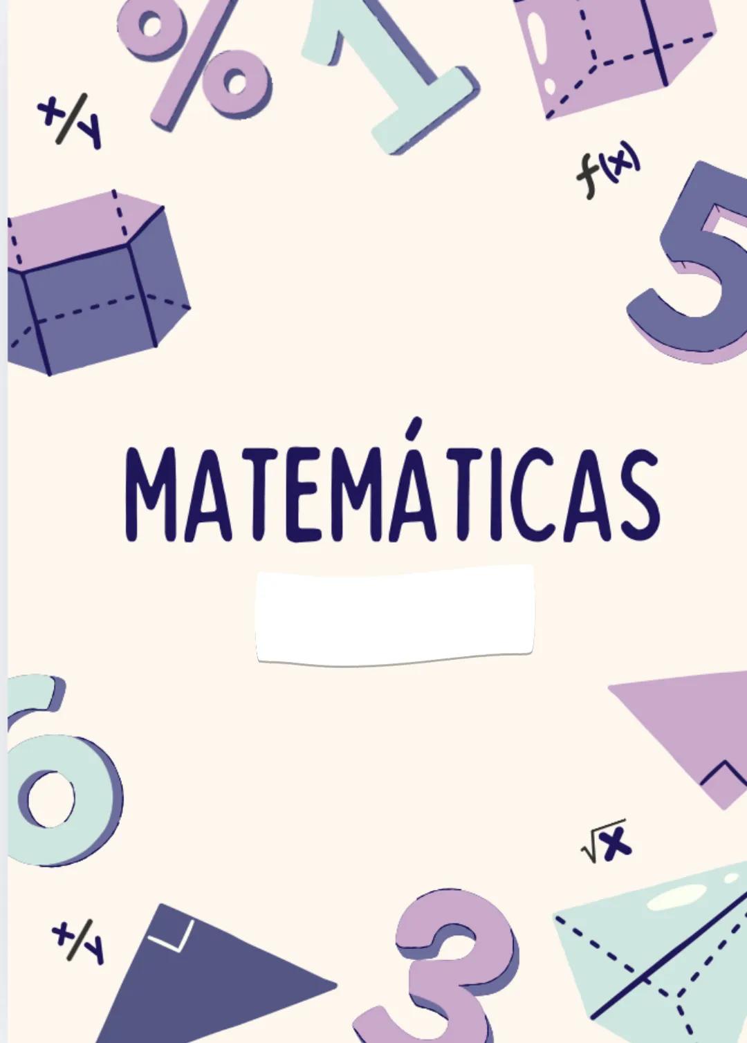 # MATEMÁTICAS
$x/y$
$f(x)$
$x/y$
$\sqrt{x}$ --- OCR Start ---
Tema 3: Cuerpos geométricos
1. POLIEDROS REGULARES Y SEMIRREGULARES
POLIED
