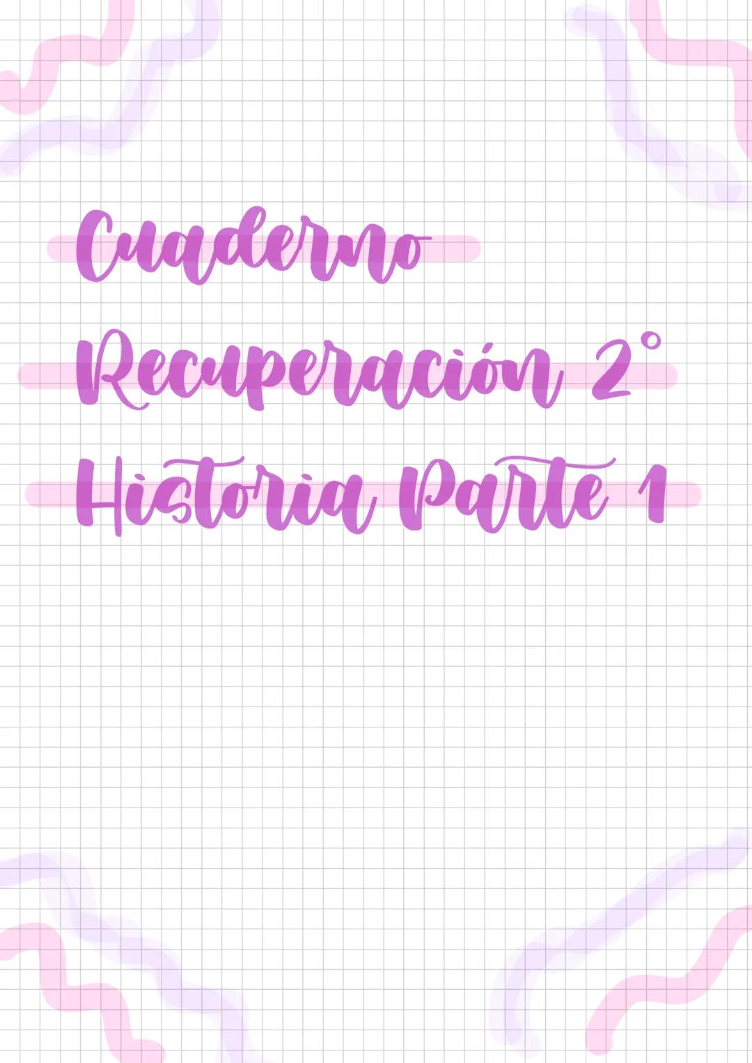 Temario historia 2° ESO