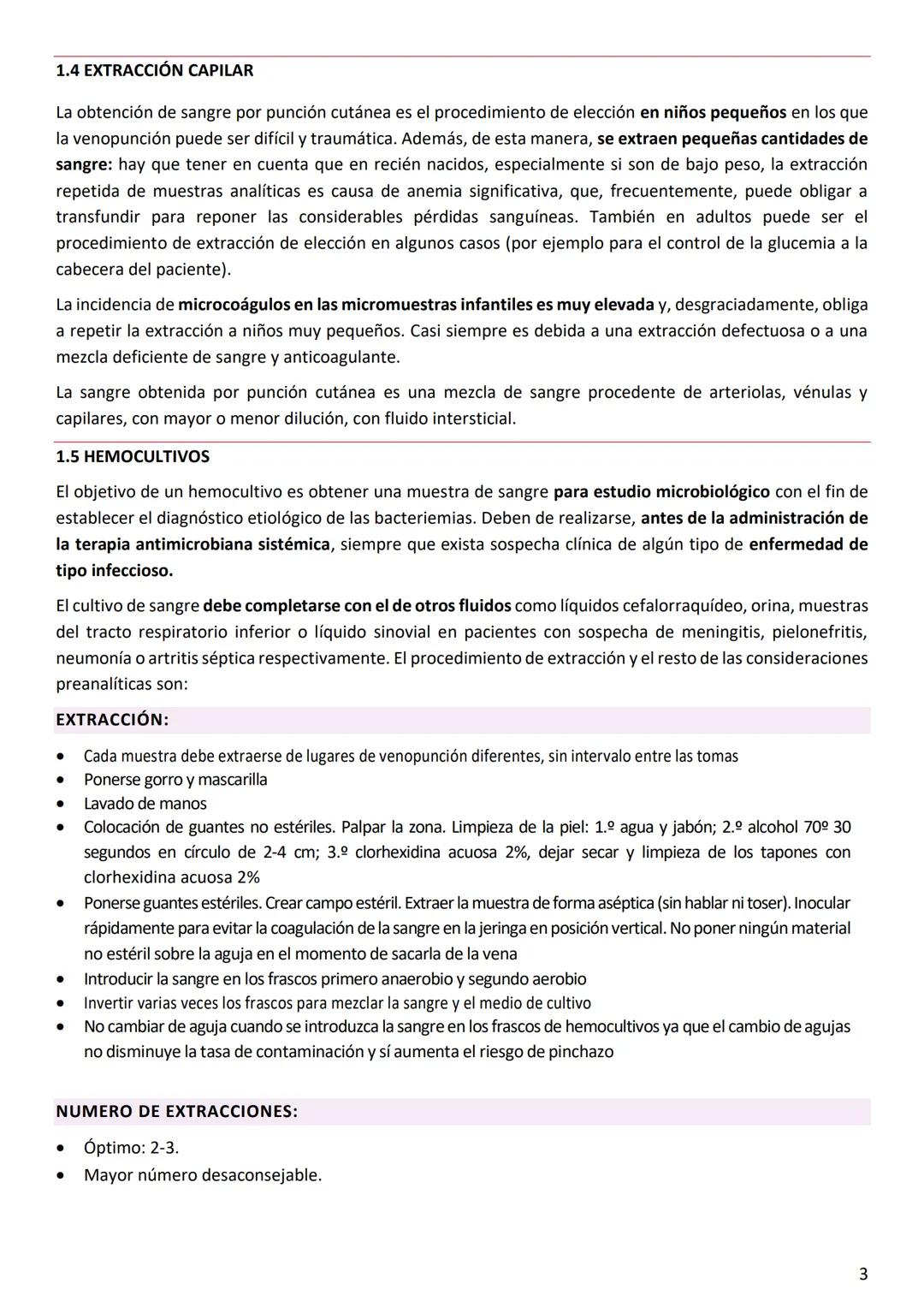 # TEMA 4: MUESTRAS DE SANGRE
1. OBTENCIÓN DE MUESTRAS SANGUÍNEAS
La sangre es el espécimen más usado habitualmente para los estudios analí