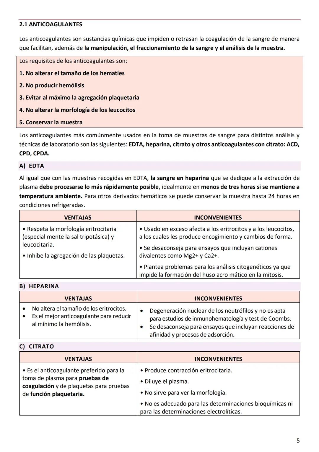 # TEMA 4: MUESTRAS DE SANGRE
1. OBTENCIÓN DE MUESTRAS SANGUÍNEAS
La sangre es el espécimen más usado habitualmente para los estudios analí