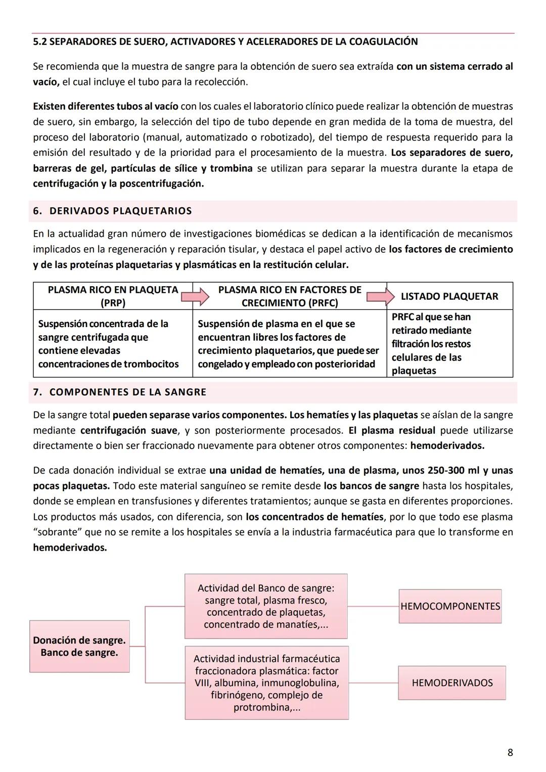 # TEMA 4: MUESTRAS DE SANGRE
1. OBTENCIÓN DE MUESTRAS SANGUÍNEAS
La sangre es el espécimen más usado habitualmente para los estudios analí