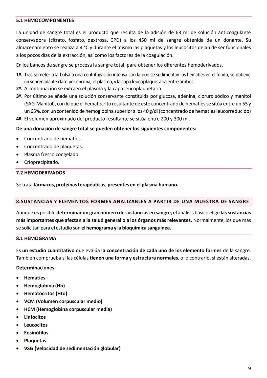 # TEMA 4: MUESTRAS DE SANGRE
1. OBTENCIÓN DE MUESTRAS SANGUÍNEAS
La sangre es el espécimen más usado habitualmente para los estudios analí