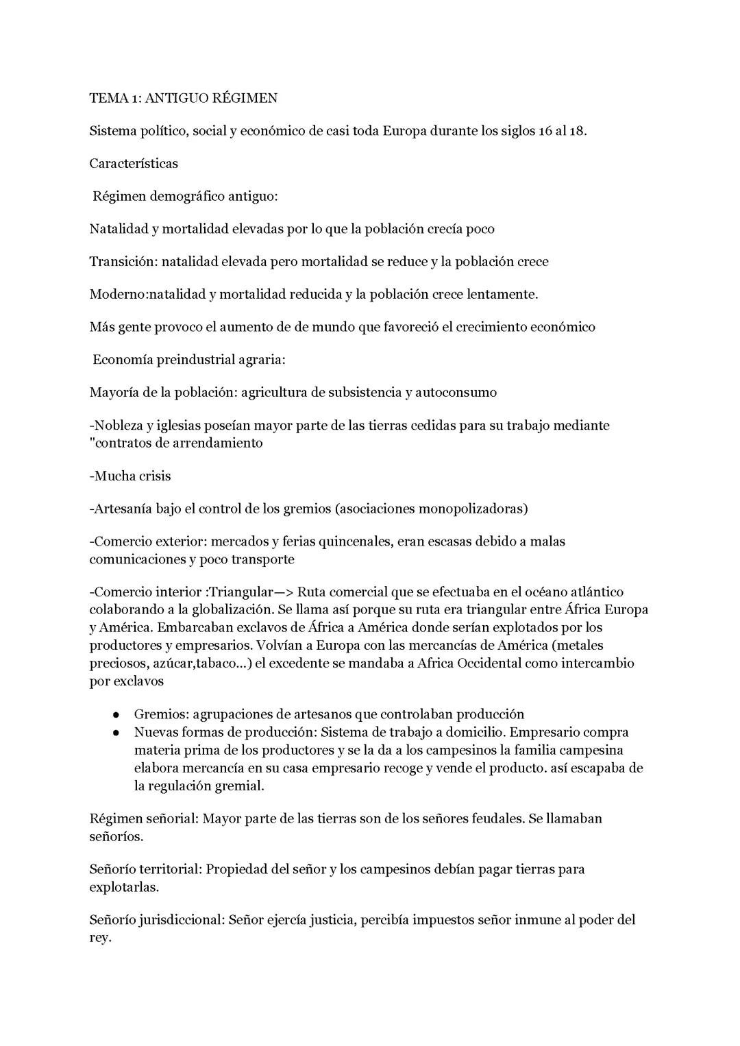 Antiguo Régimen, Revolución Americana y Revolución Francesa