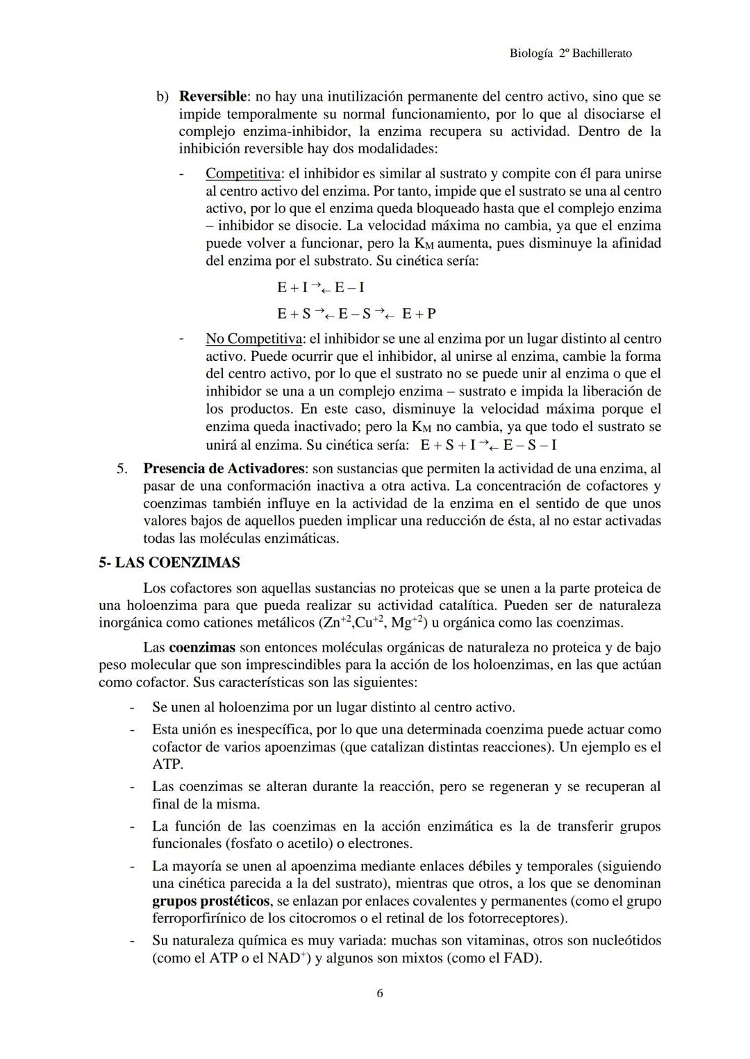 Biología 2º Bachillerato
# TEMA 3C: ENZIMAS
1- INTRODUCCIÓN
2- LAS ENZIMAS
3- MECANISMO DE ACCIÓN ENZIMÁTICA
4- FACTORES QUE INFLUYEN E