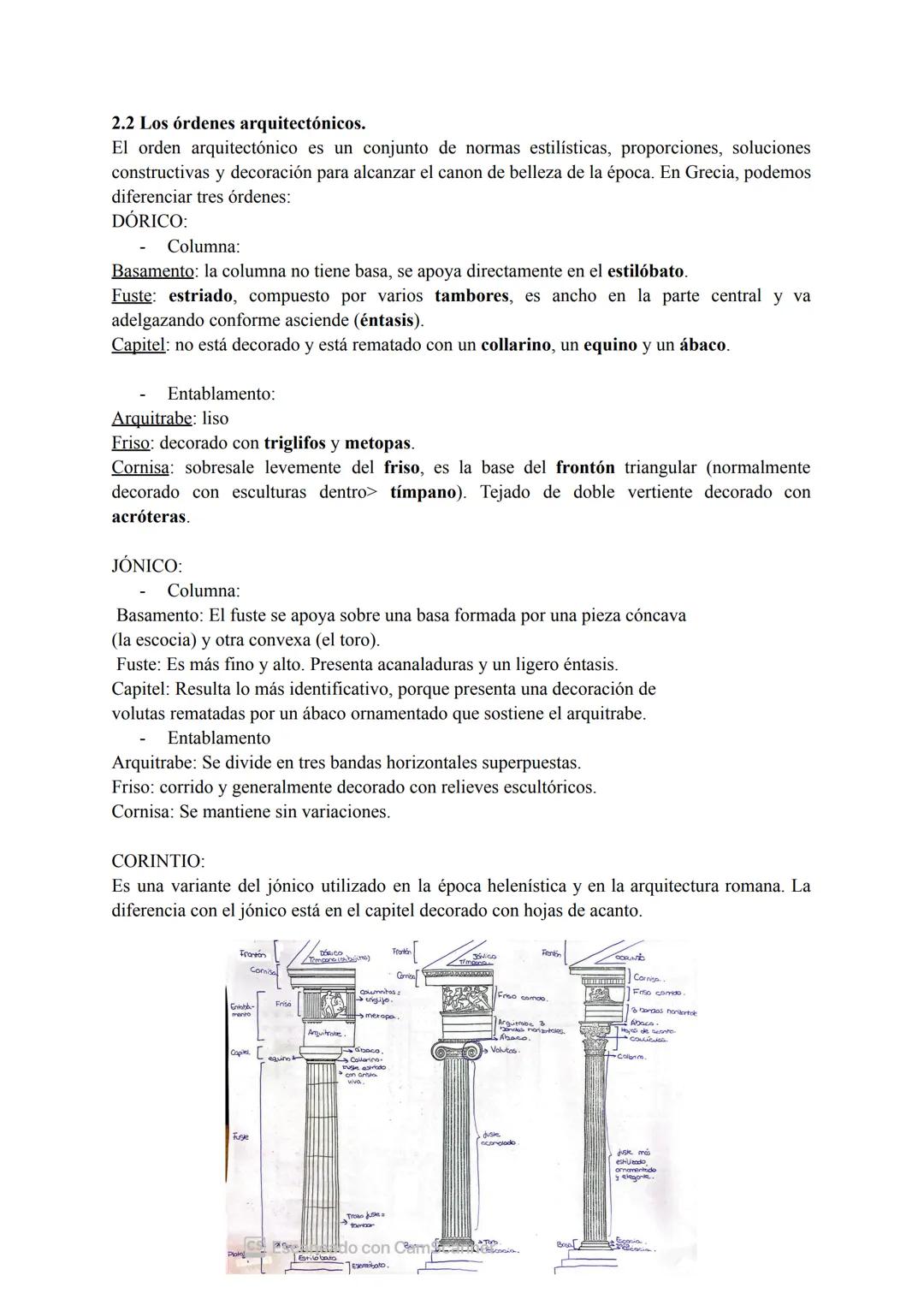 ΤΕΜΑ 1. ΕI ARTE GRIEGO.
0. RASGOS IMPORTANTES DEL ARTE GRIEGO.
- Antropomorfismo: forma del hombre.
- Antropocentrismo: el hombre como centr