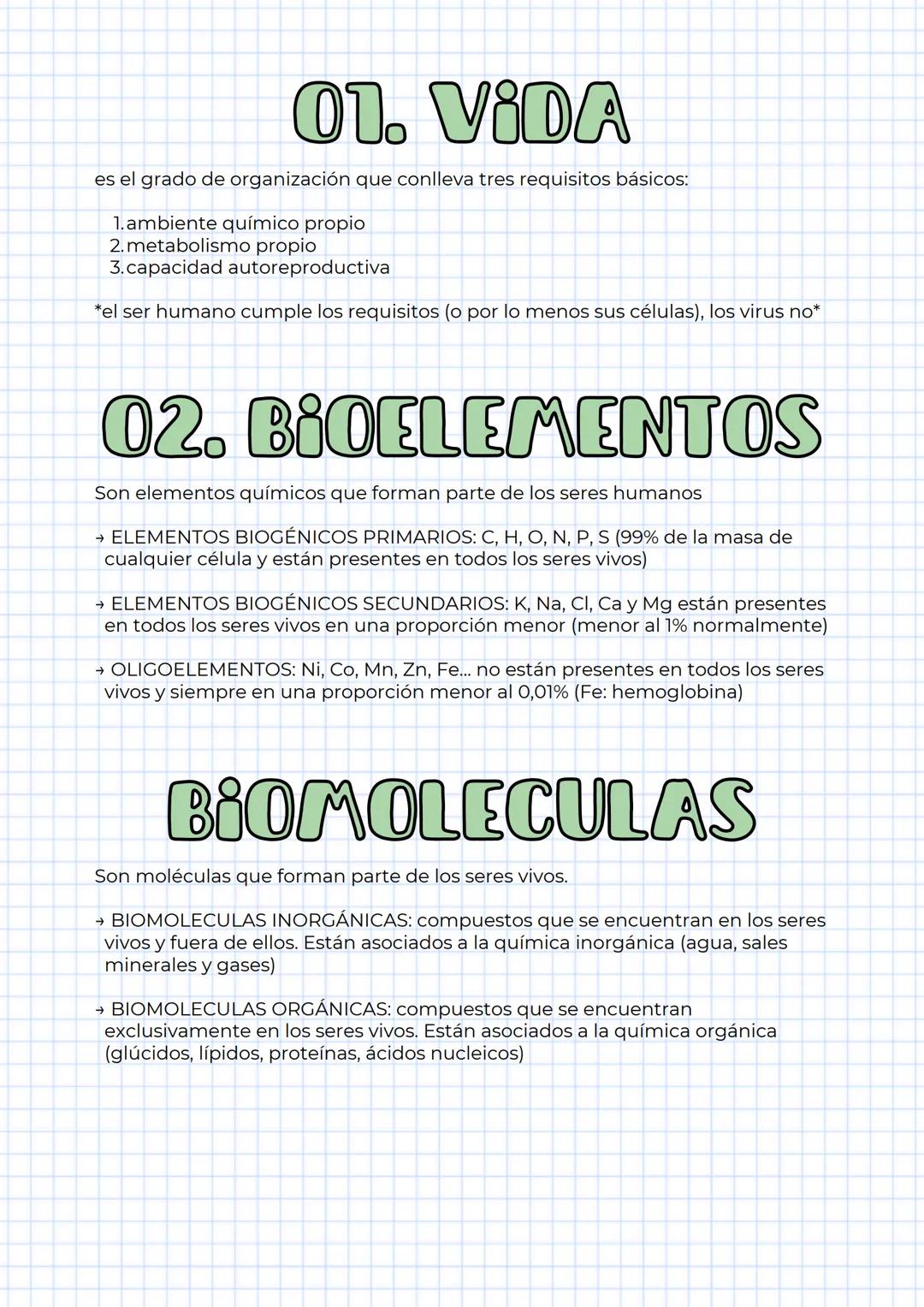 # TEMA 1
LA COMPOSICIÓN
QUÍMICA DE LOS
SERES VIVOS # 01. VIDA
es el grado de organización que conlleva tres requisitos básicos:
1. ambiente
