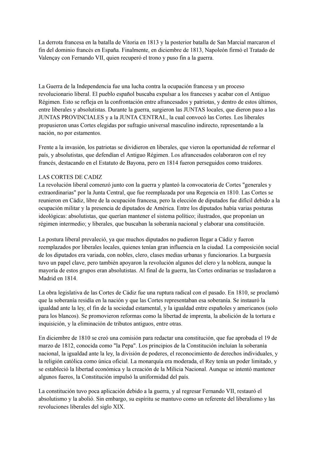 TEMA 1.
TEMA 1. LA CRISIS DEL ANTIGUO RÉGIMEN (1808-1814): LAS CORTES DE CÁDIZ Y LA
CONSTITUCIÓN DE 1812.
La Constitución de 1812 surge en