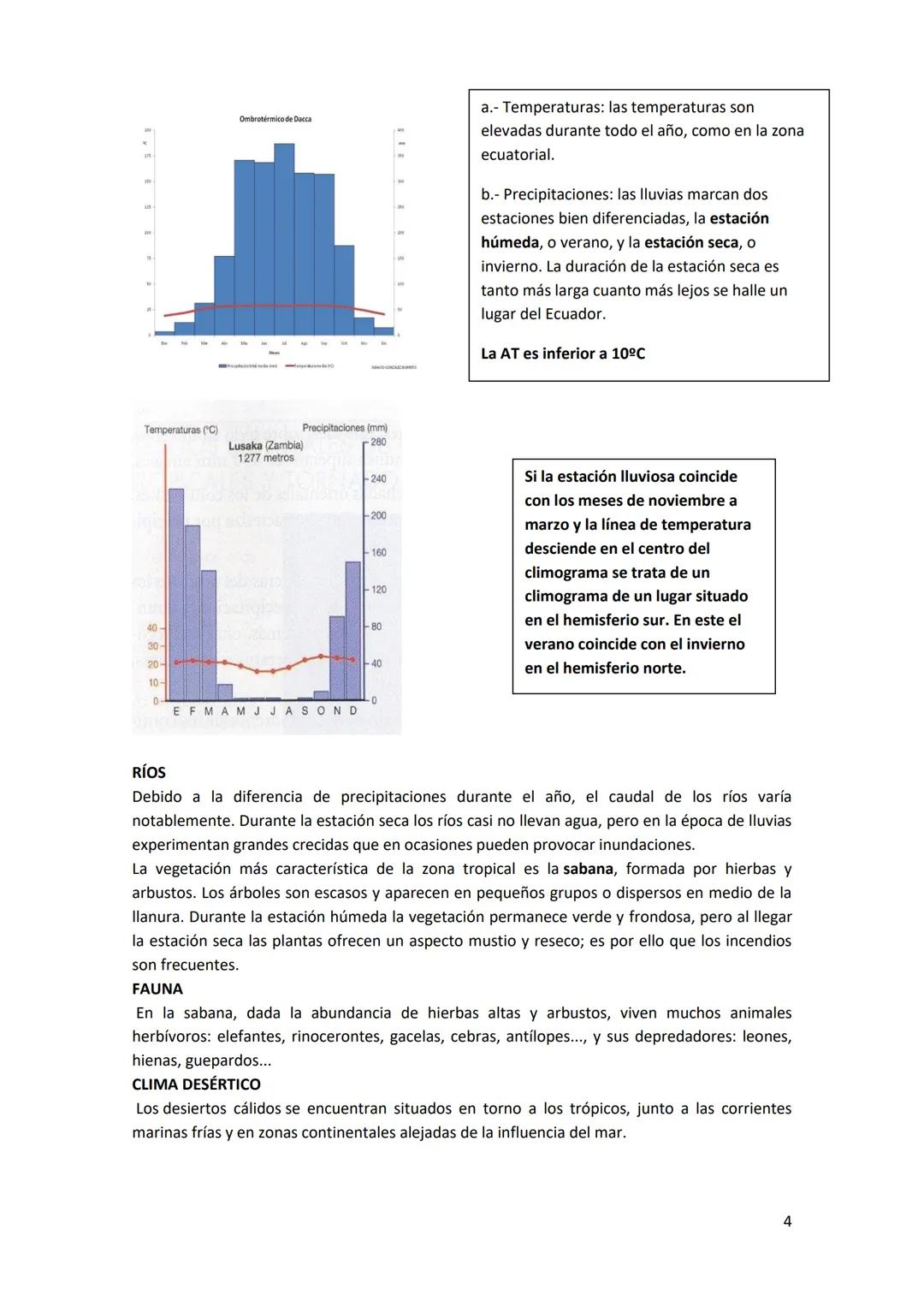 # LOS CLIMAS DE LA TIERRA
Entendemos por "clima" el estado general de la atmósfera en un lugar determinado durante
un periodo de tiempo rep