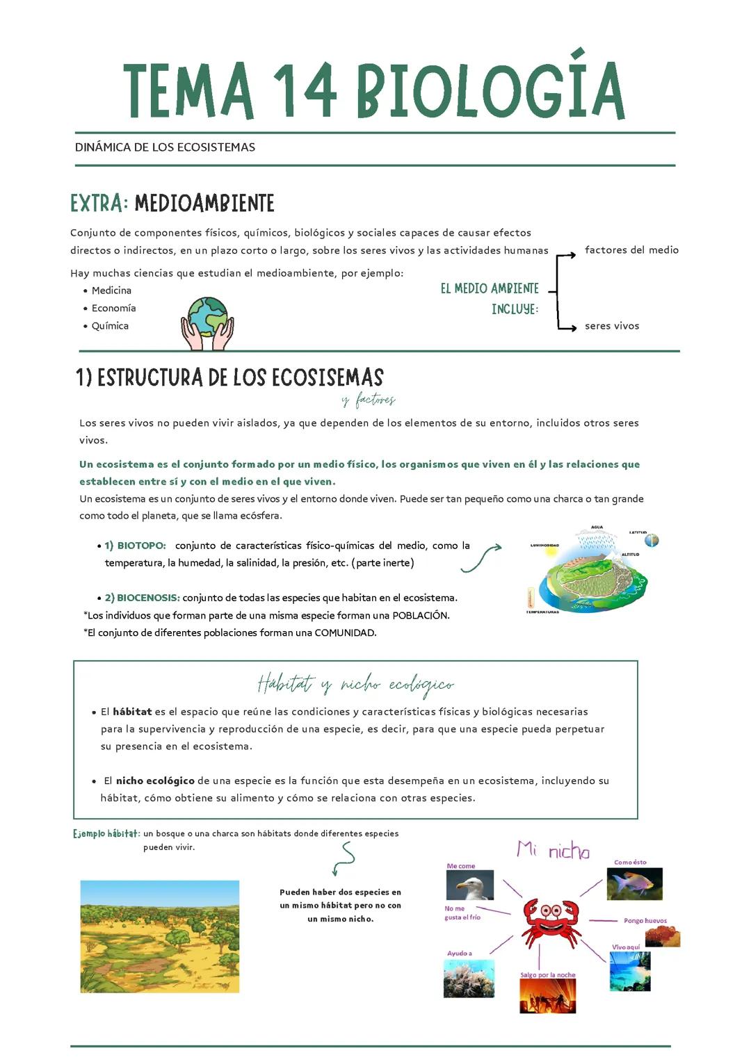 biología ecosistema