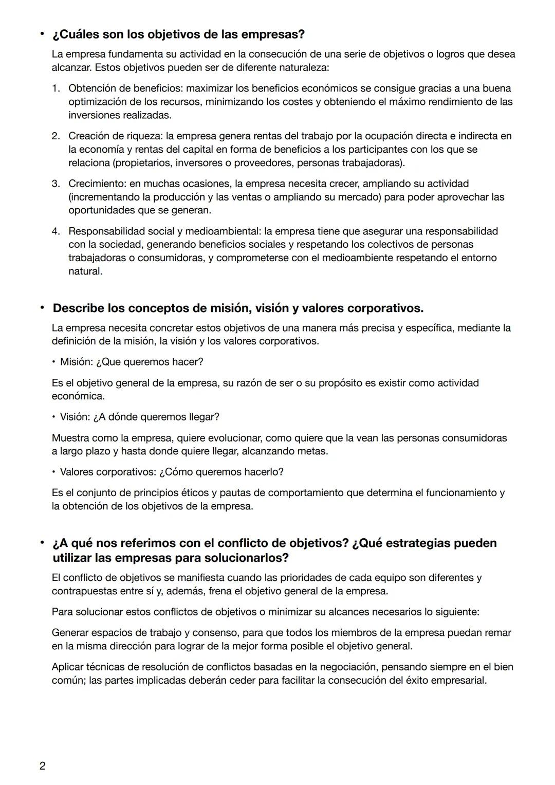 # Tema 1
LA ECONOMÍA Y LA EMPRESA
- Concepto de empresa.
- Unidad Económica de producción y/o distribución.
- Crea un producto: bien (ma
