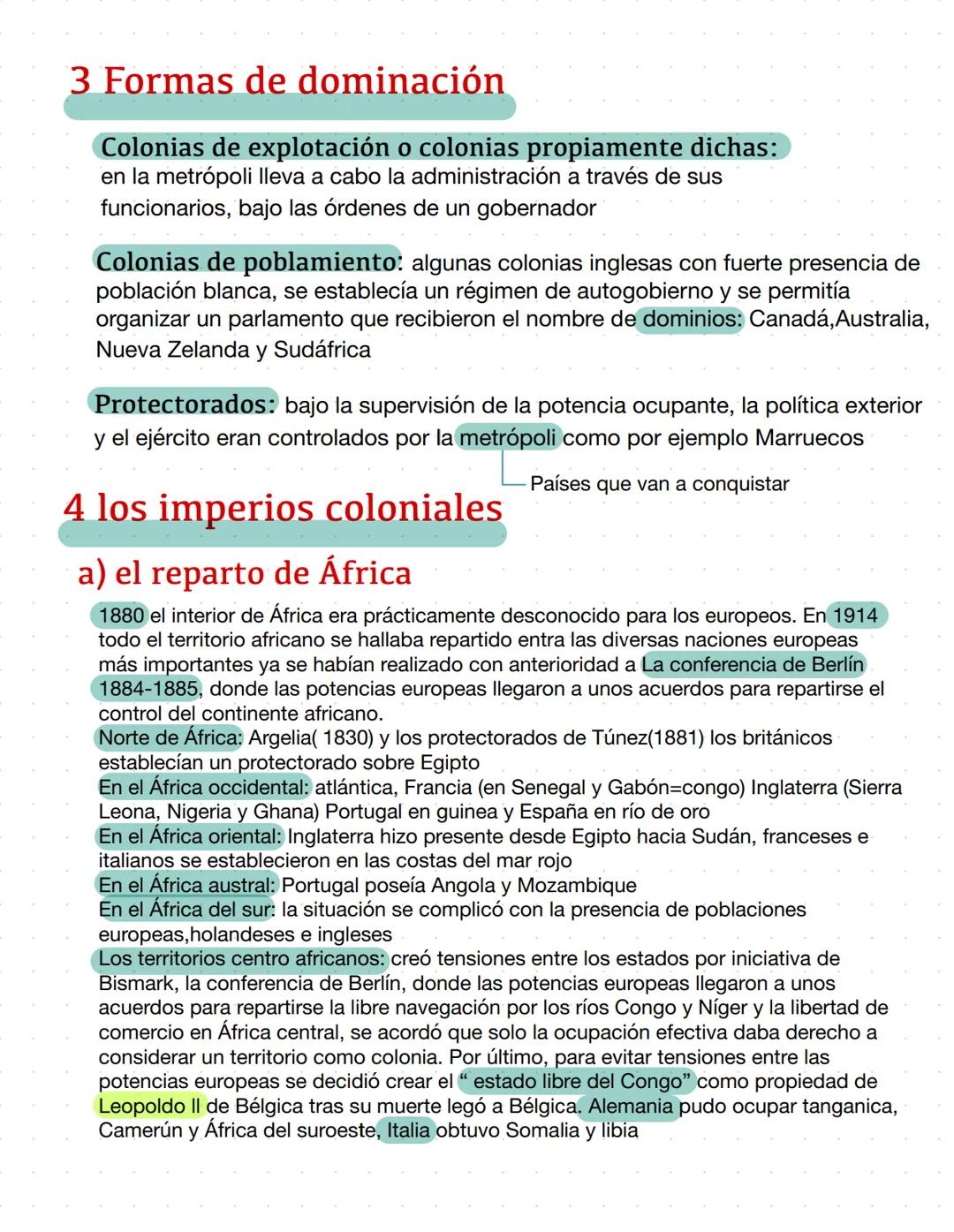 # Tema 5
El imperialismo y la expansión colonial # 1 Diferencia de conceptos
Imperialismo: dominio político, militar y económico
Coloniali