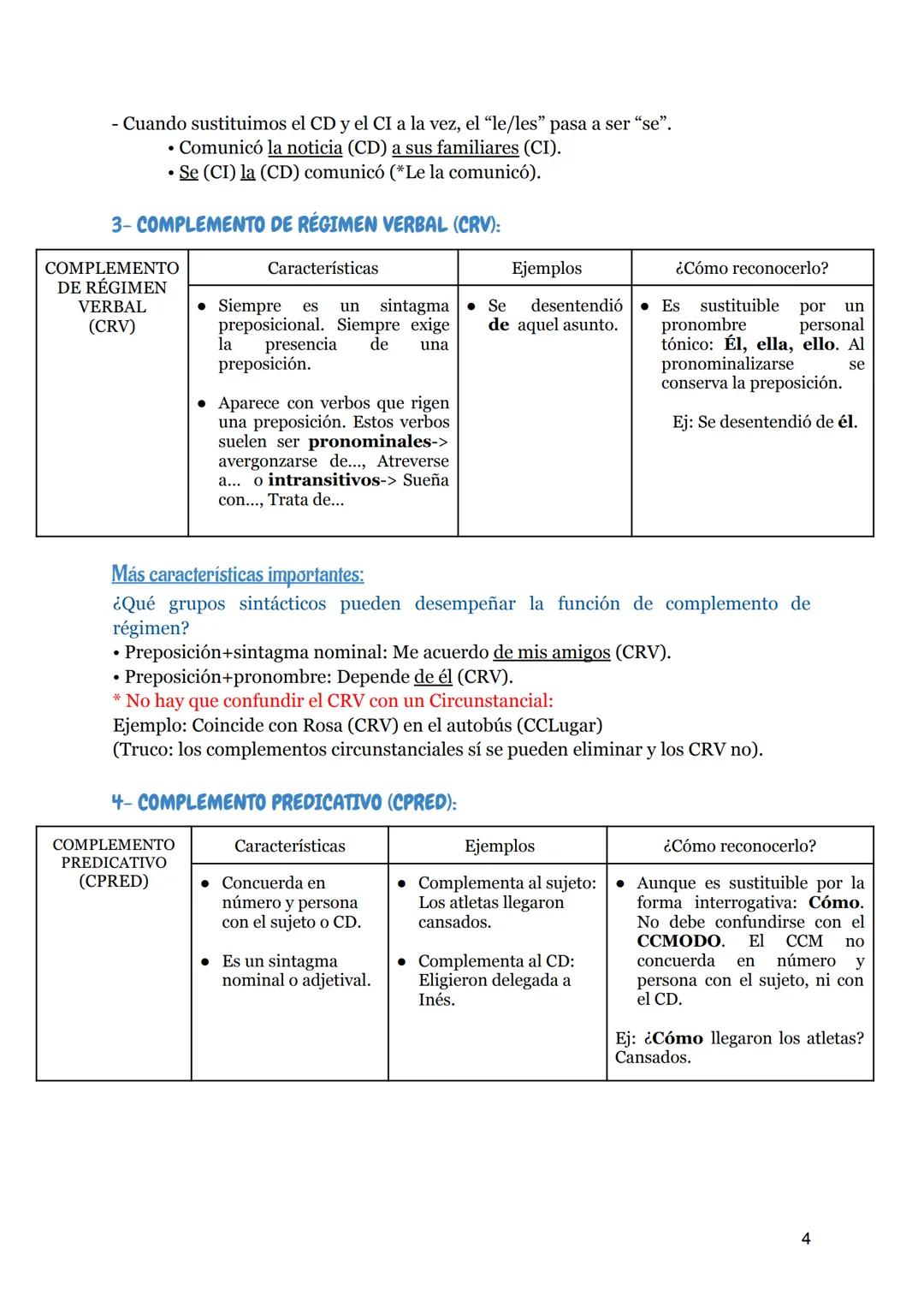 # VERBOS
Dos tipos de verbos en las oraciones activas:
1. Verbos transitivos: Son aquellos que necesitan un complemento directo (CD) para
c