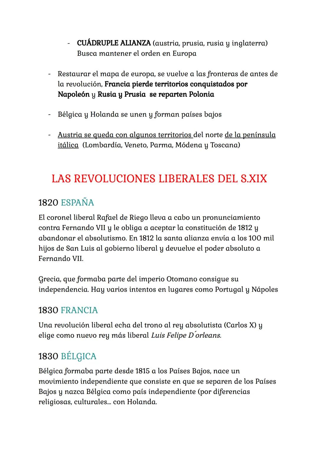 # NACIONALISMO Y LIBERALISMO
## Introducción
Trás la caída de Napoleón en 1815, los países absolutistas de Europa
intentan volver al absol
