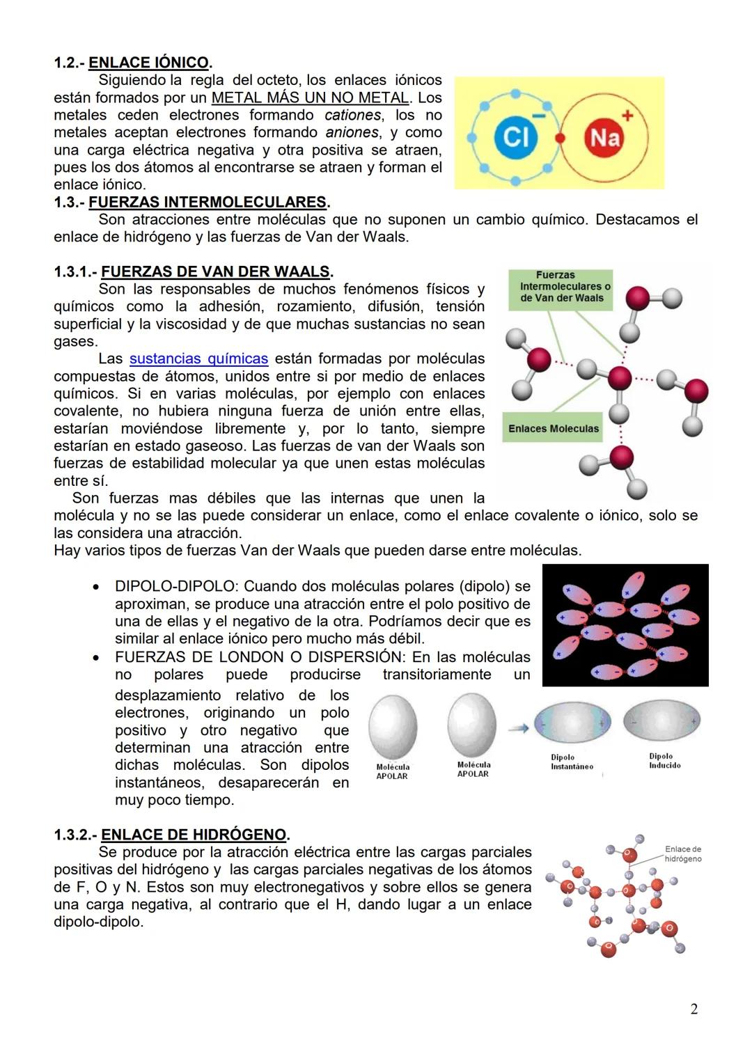 # TEMA 1: LOS BIOELEMENTOS, EL AGUA Y LAS SALES MINERALES
1.- LOS ENLACES QUÍMICOS Y SU IMPORTANCIA BIOLÓGICA.
De todos los elementos que e