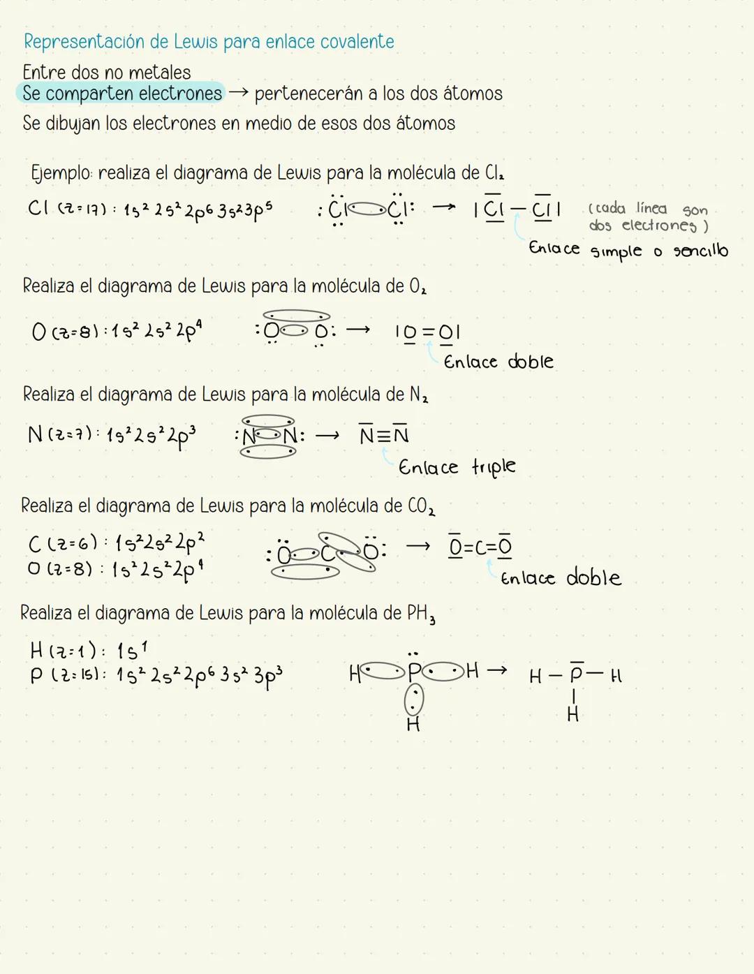 --- OCR Start ---
ENLACE
QUÍMICO
Enlace químico: cuando dos átomos son atraídos por fuerzas eléctricas para formar una
entidad estable e ind