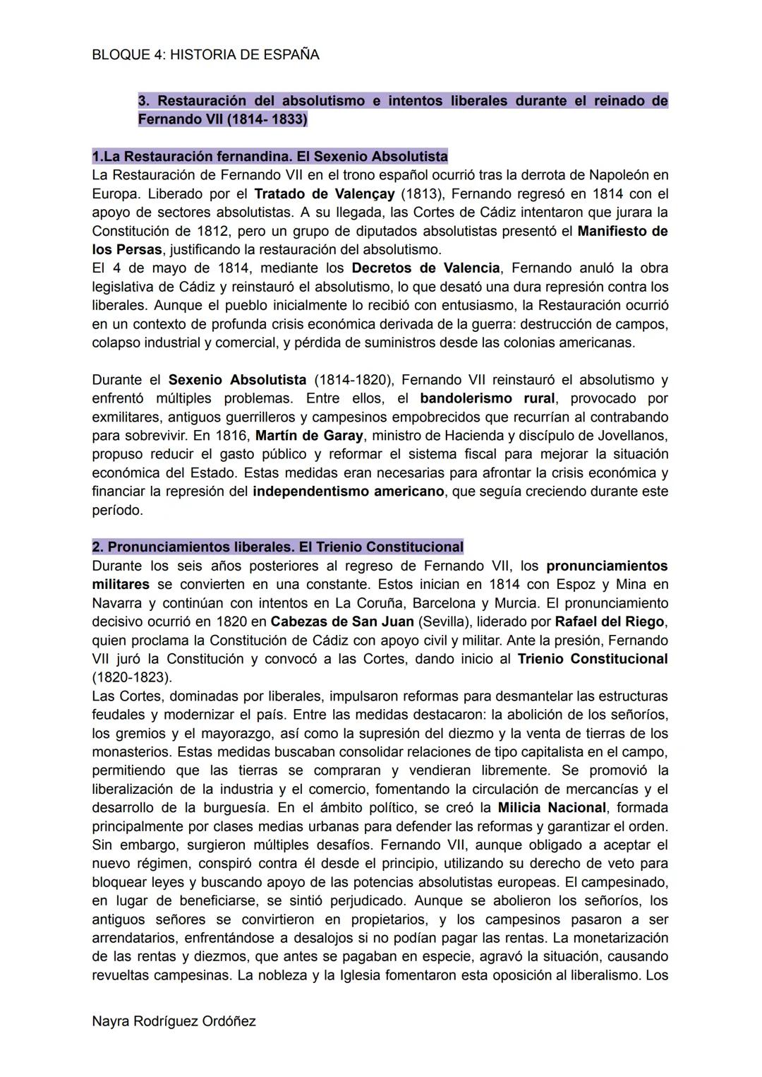 BLOQUE 4: HISTORIA DE ESPAÑA
1. Crisis de la monarquía borbónica. La Guerra de la Independencia (1808-1814)
1. Introducción
Tras la Revol