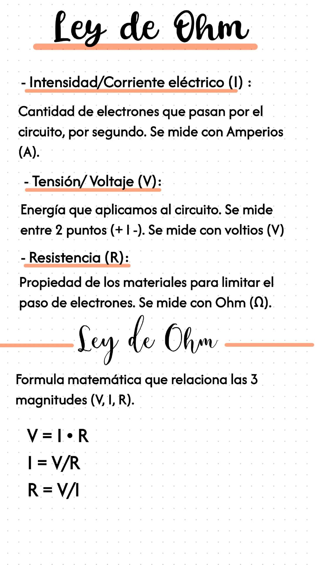 Ley de Ohm