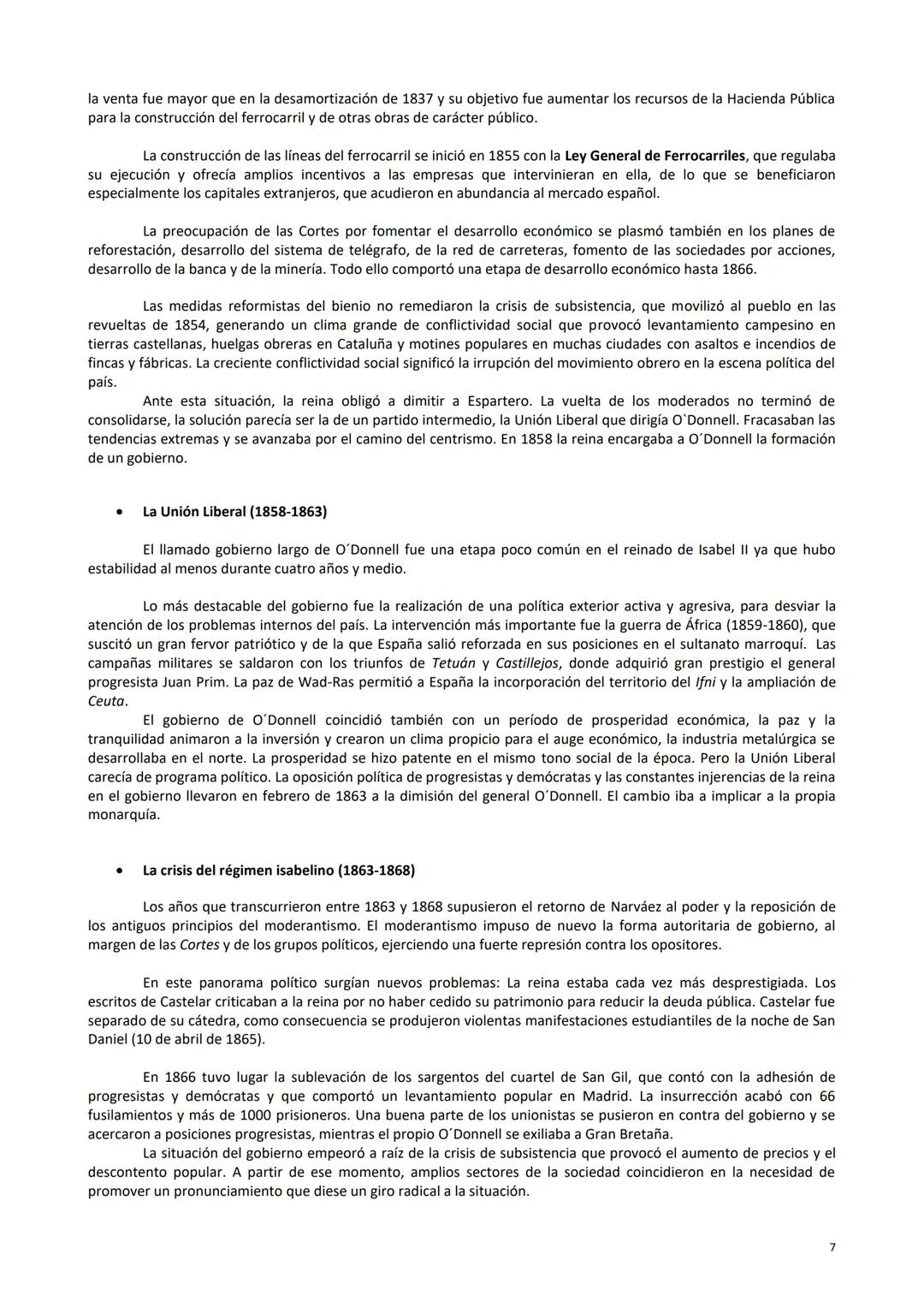 # REVOLUCIÓN LIBERAL EN EL REINADO DE ISABEL II. CARLISMO Y GUERRA CIVIL.
# CONSTRUCCIÓN Y EVOLUCIÓN DEL ESTADO LIBERAL
Durante el reinado