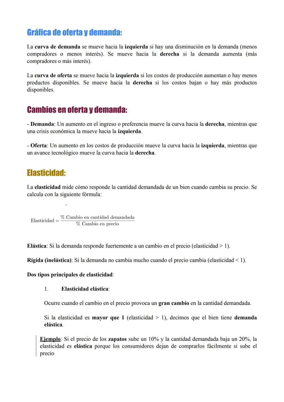 # Gráfica de oferta y demanda:
La curva de demanda se mueve hacia la izquierda si hay una disminución en la demanda (menos
compradores o me