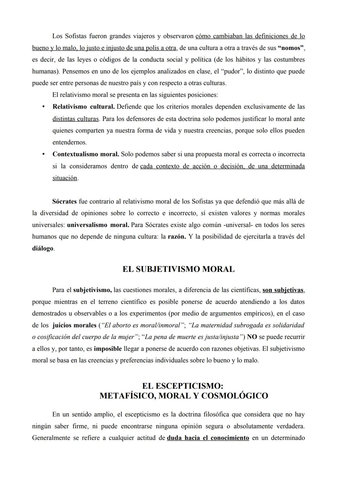 # UNIDAD DIDÁCTICA 6
TODO ES RELATIVO... O QUIZÁS NO
Índice
1. El Relativismo Moral: cultural y contextualismo
2. El Subjetivismo Moral
3.