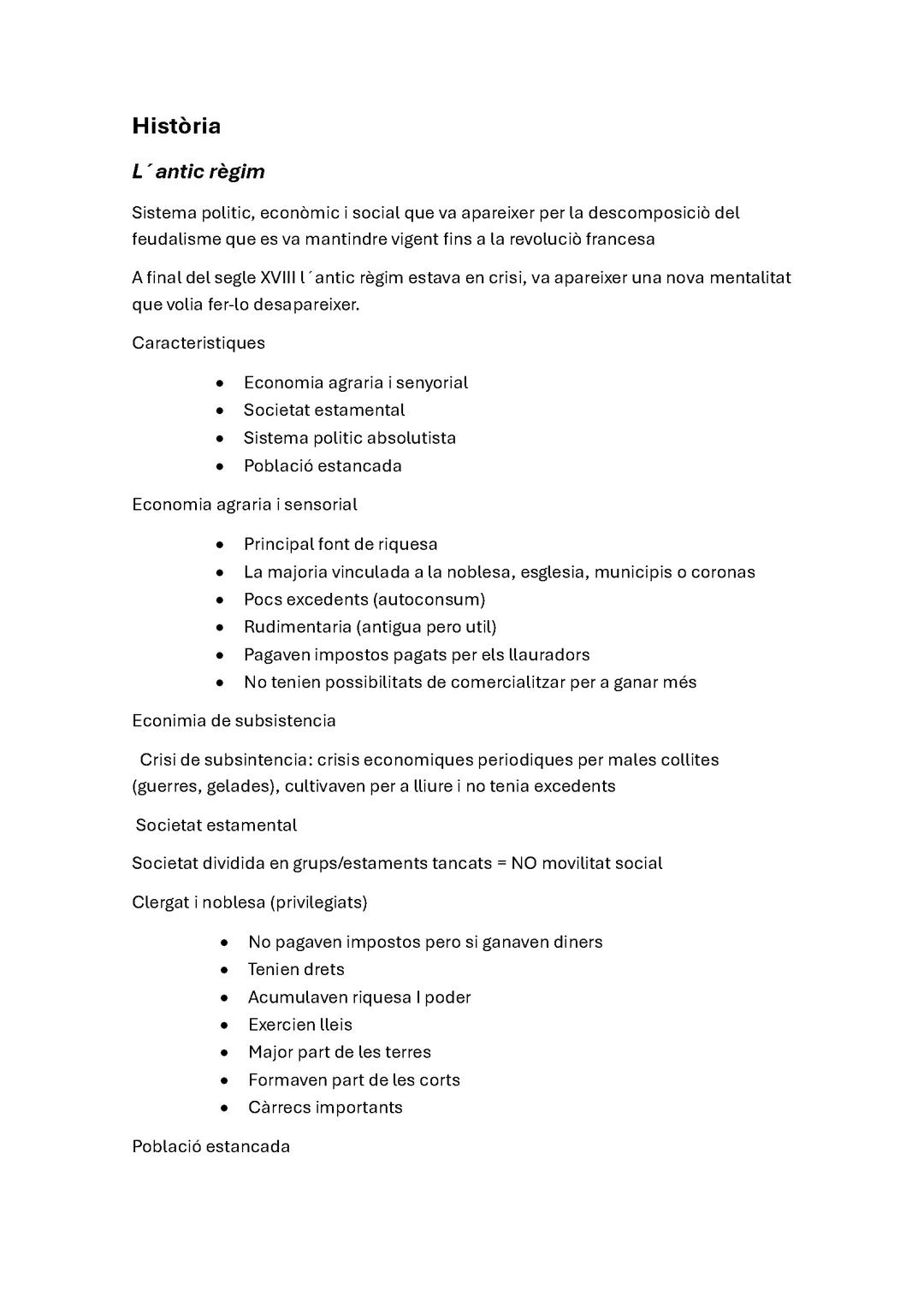 l´antic regim