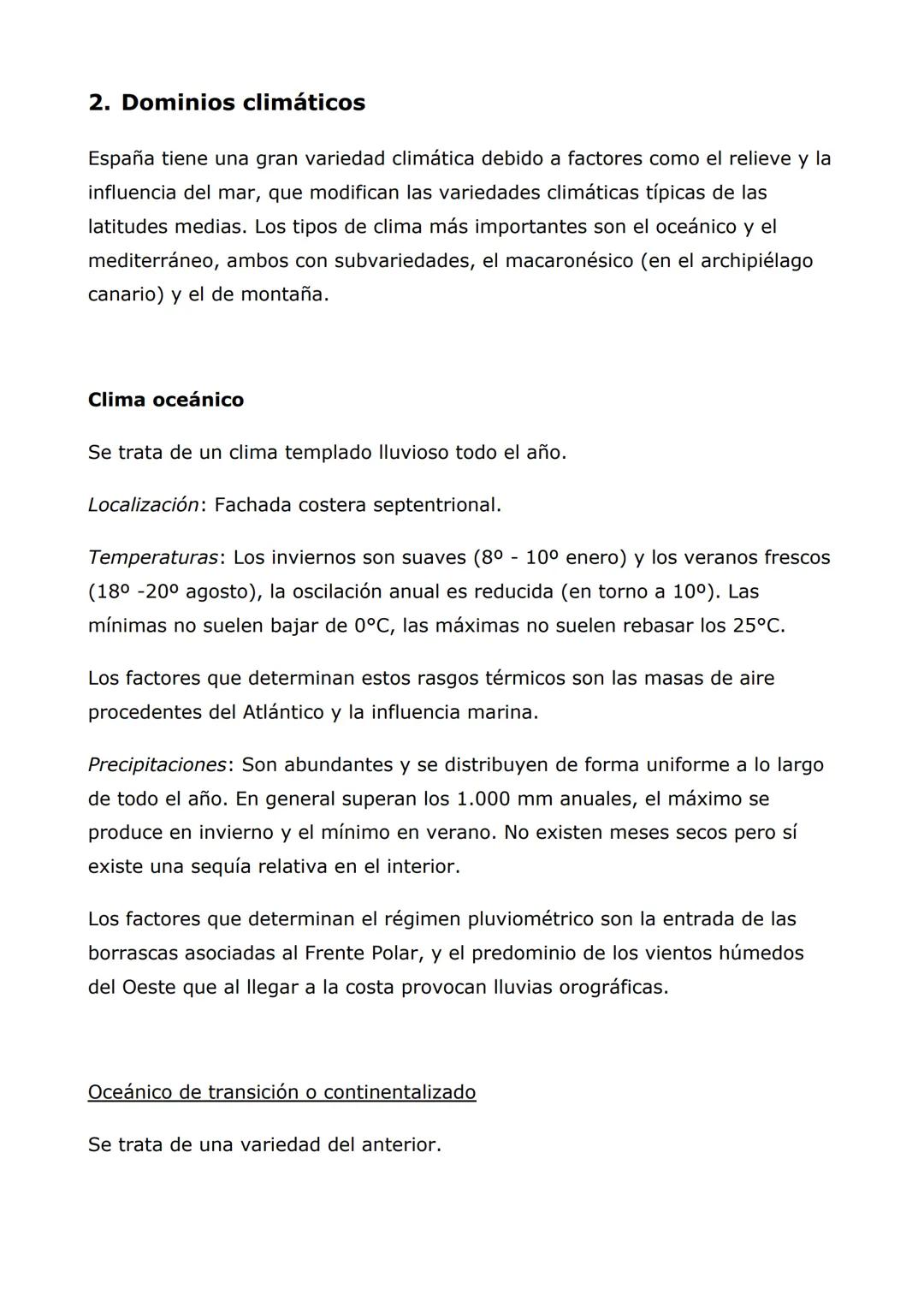 Bloque 2: El clima
1. Elementos y factores del clima en España
2. Dominios climáticos
3. Vocabulario # 1. Elementos y factores del clima en