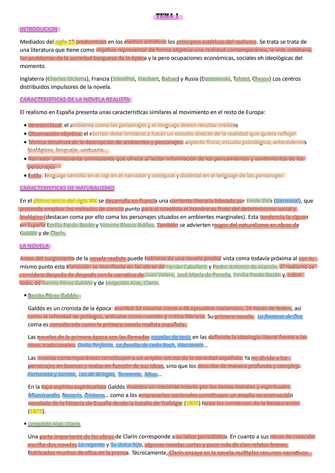 Realismo y Naturalisino