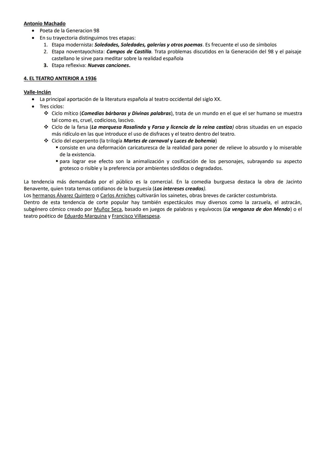--- OCR Start ---
TEMA 2
Literatura de fin de siglo: la Generación del 98 y el Modernismo. La novela y el teatro anterior a 1936
1. MODERNIS