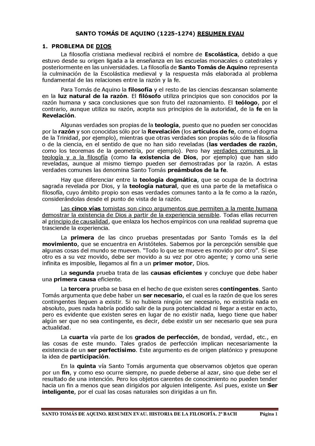 Santo Tomás de Aquino