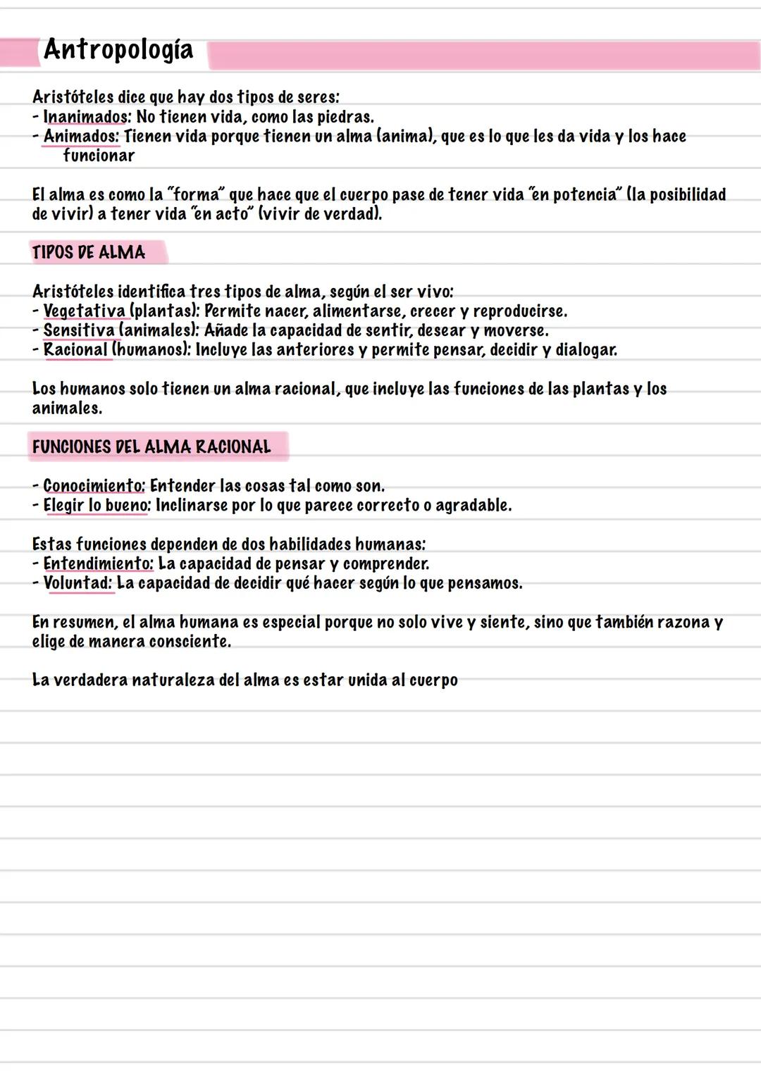 # ARISTÓTELES
Metafísica
Aristóteles plantea la metafísica para estudiar "el ser en cuanto ser"
El concepto "ser": 3 tipos
Unívocos: aquel