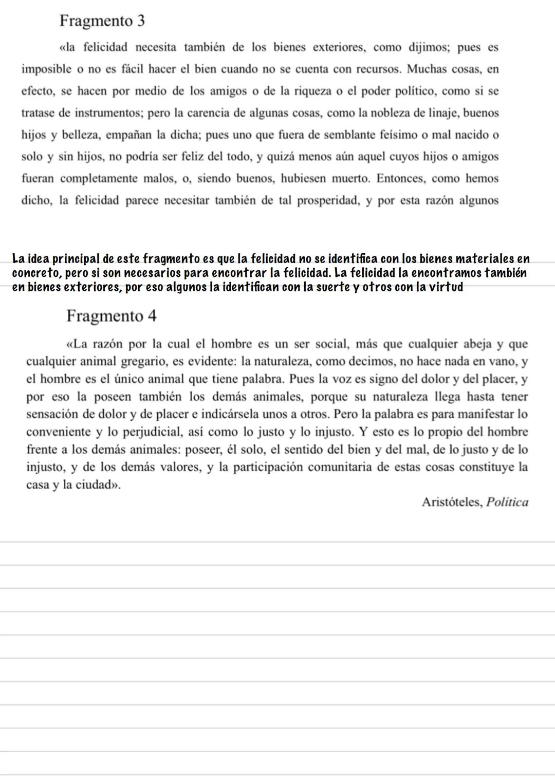 # ARISTÓTELES
Metafísica
Aristóteles plantea la metafísica para estudiar "el ser en cuanto ser"
El concepto "ser": 3 tipos
Unívocos: aquel