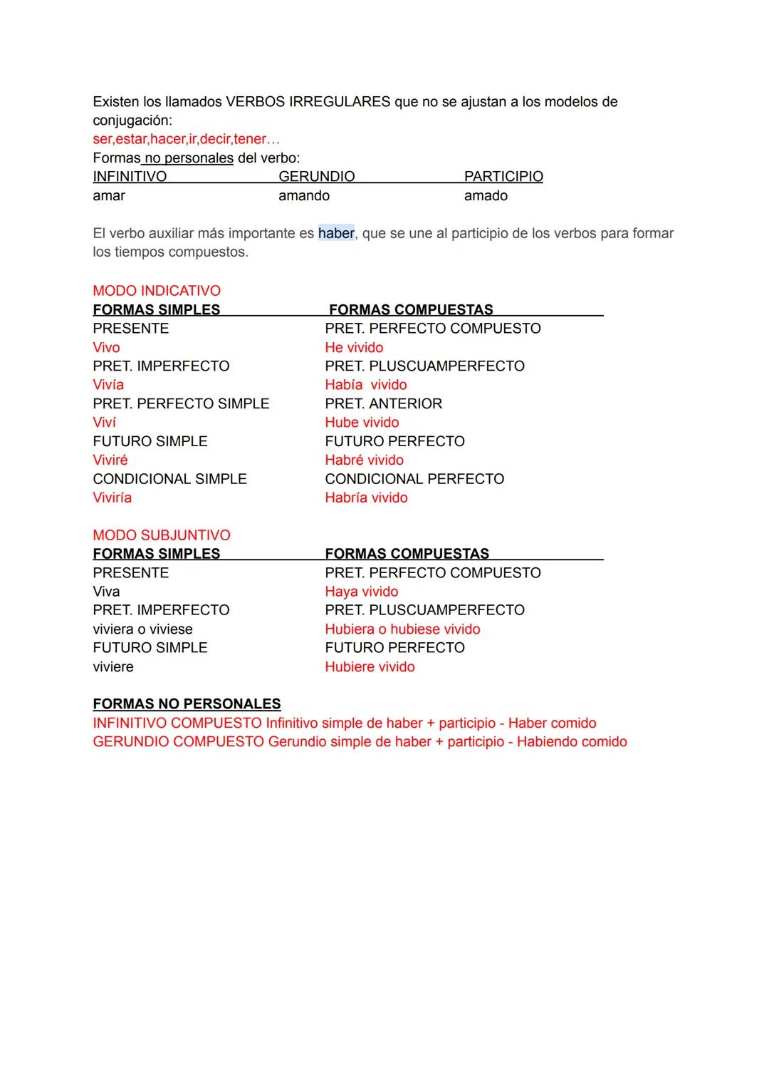 --- OCR Start ---
Clases de palabras:
REPASO MORFOLOGÍA
a. Palabras variables:
SUSTANTIVO, ADJETIVO, VERBO, PRONOMBRE Y DETERMINANTES
b. Pal