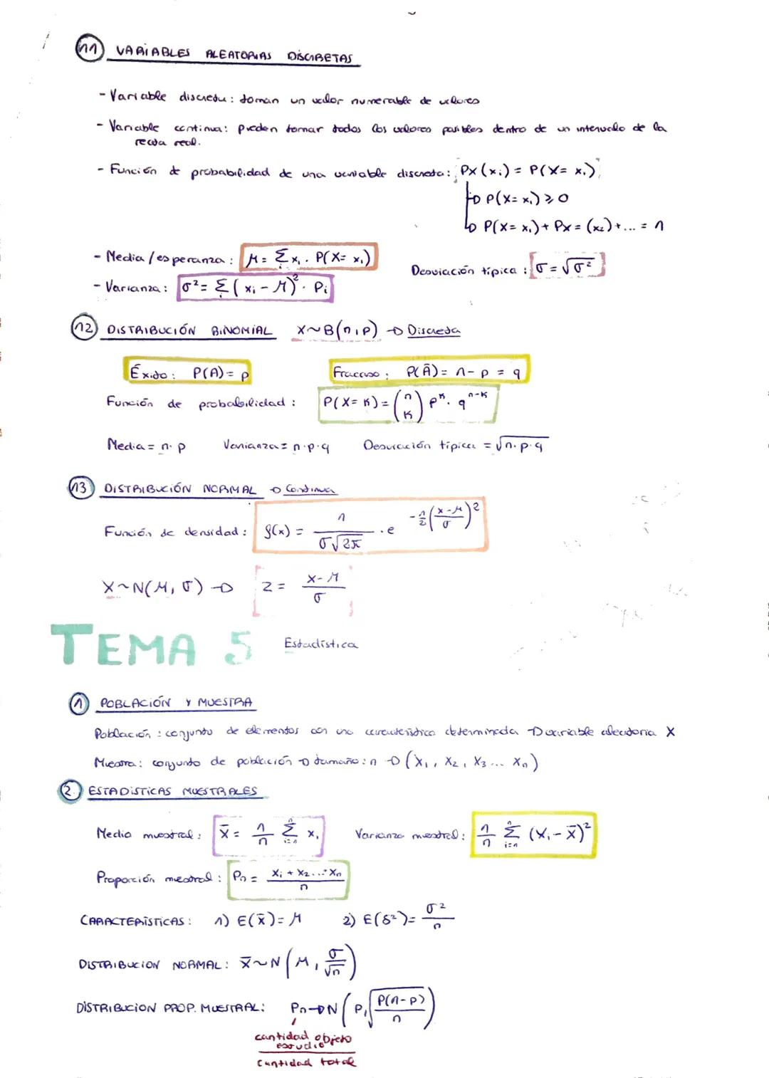 # 4. AXIOMAS Y PROPIEDADES DE LA PROBABILIDAD
1) $P(A) ≥ 0$
2) $P(E) = 1$
3) A y B sucesos incompatibles ⇒ $A ∩ B = Ø ⇒ P(A∪B) = P(A) + P(B