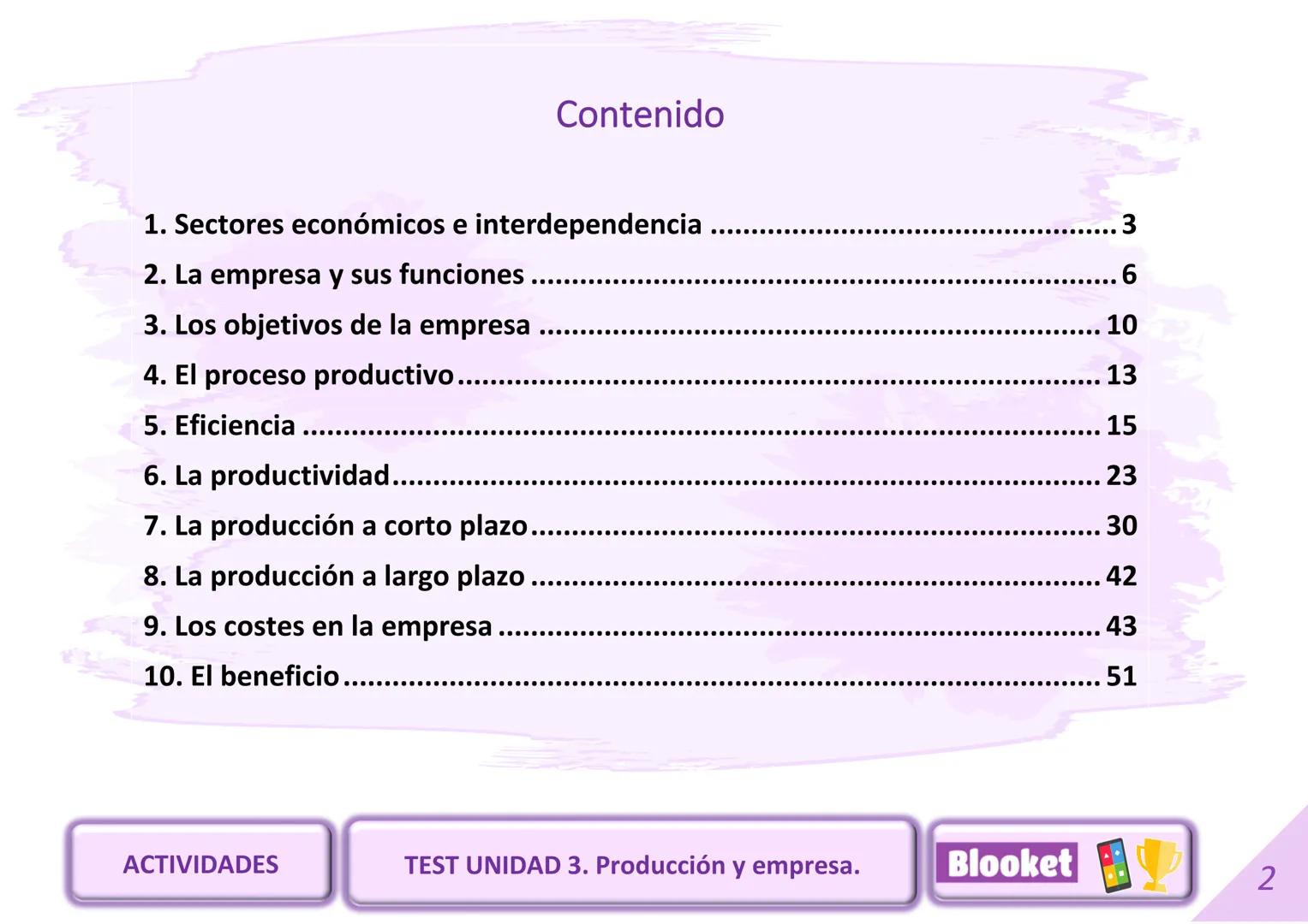 DIAPOSITIVAS 1º BACHILLERATO
UNIDAD 3. PRODUCCIÓN Y EMPRESA.
Material elaborado por:
Material editado por:
Econosublime
@Econosublime