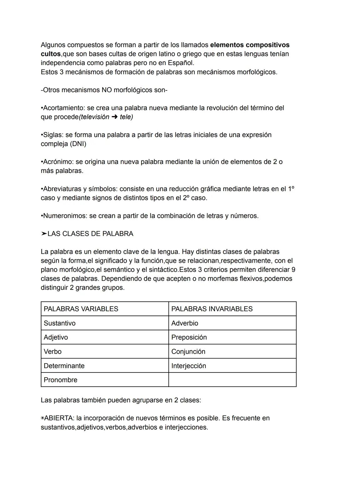 --- OCR Start ---
LA PALABRA
TEMA 3
➤LA MORFOLOGÍA: el estudio de las palabras
Es la parte de la gramática que explica la forma de las palab